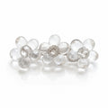 Clear Floral Alligator Hair Clip