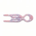 Pink-Purple Gradient Ring Double-Prong Acetate Hair Fork