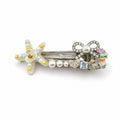 Starfish Pearl Crystal Alligator Hair Clip