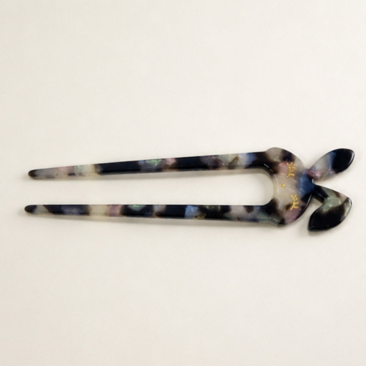 Starry Night Gold Star U-Shaped Acetate Hair Fork
