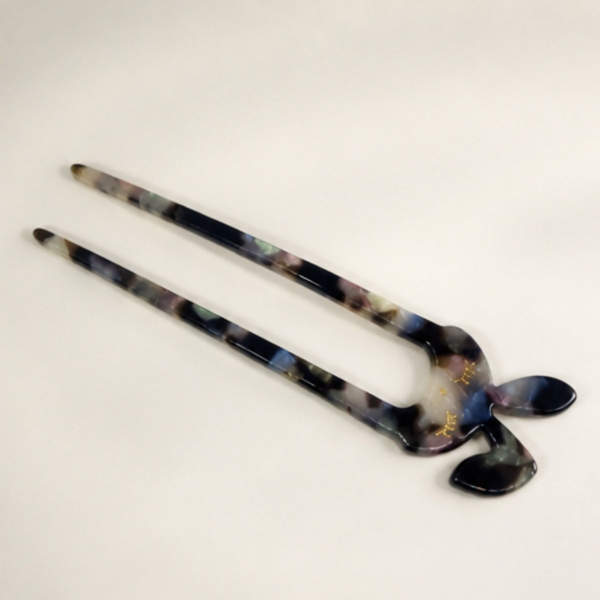 Starry Night Gold Star U-Shaped Acetate Hair Fork